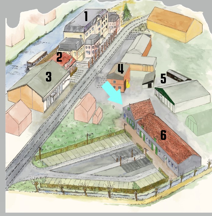 Graanbuurt plattegrond MET PIJL